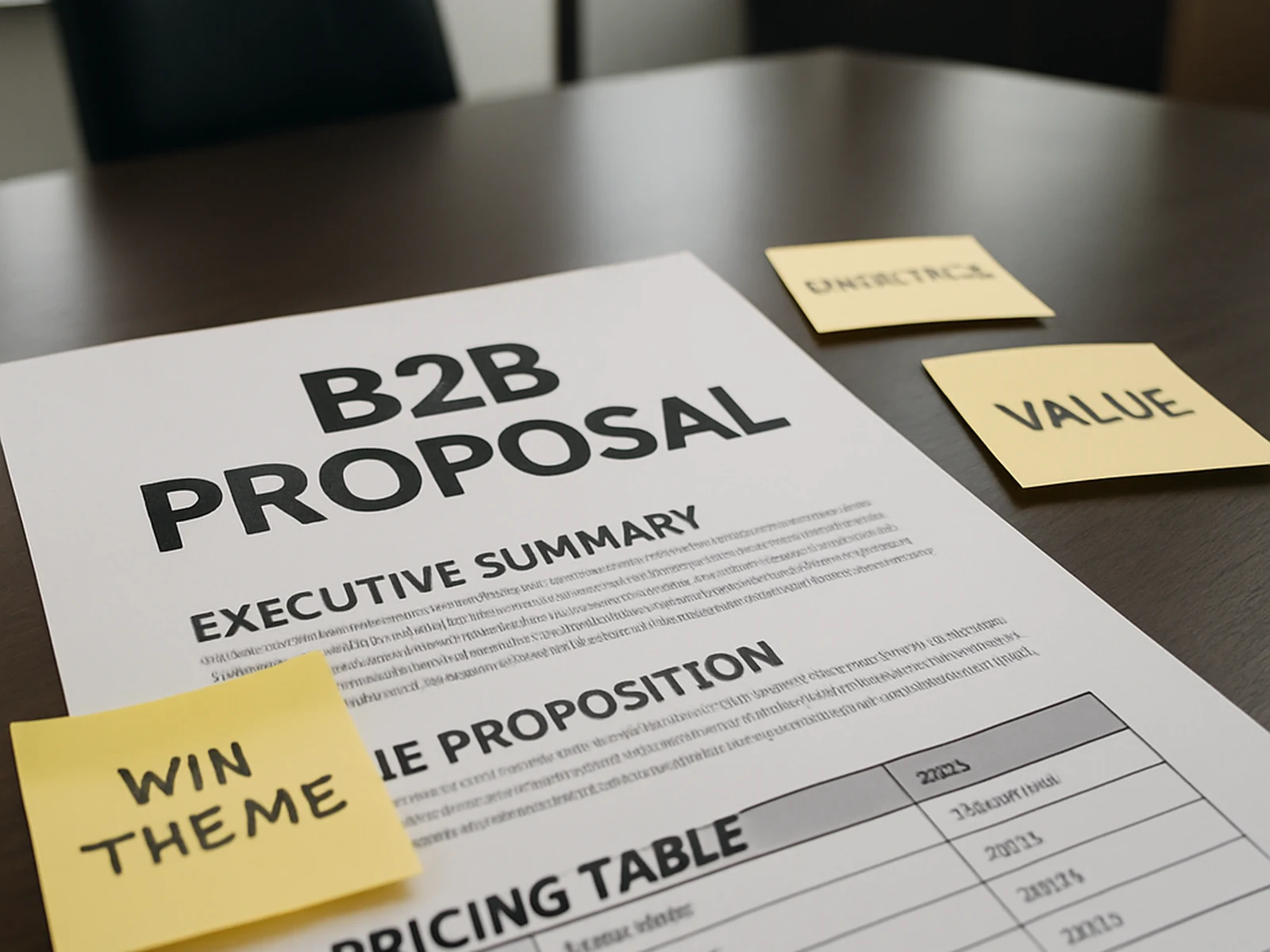 B2B Proposal Copy